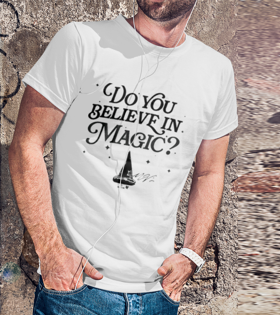 Do You Believe In Magic Mike Vasil Witch Hat Stars T-Shirt