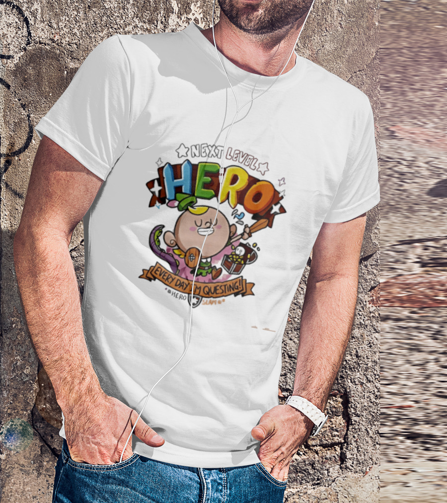 Next Level Hero Every Day I'm Questing T-Shirt
