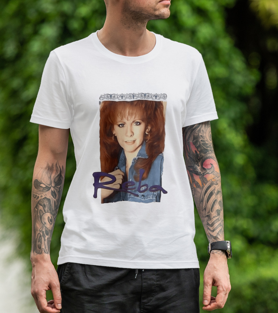 Hilary Duff Wearing Reba McEntire 1990s Denim Outfit T-Shirt