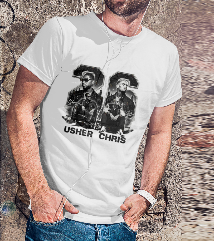 Usher Chris 26 R&B Music URCB Signatures T-Shirt