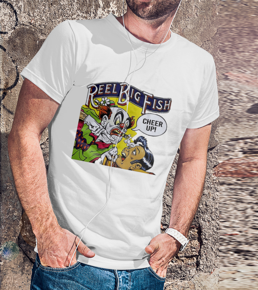 Reel Big Fish Cheer Up Clown Comic T-Shirt