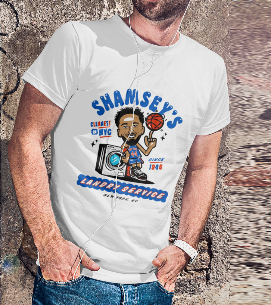 Shamsey's Landry Service New York Knicks Since 1946 NYC T-Shirt