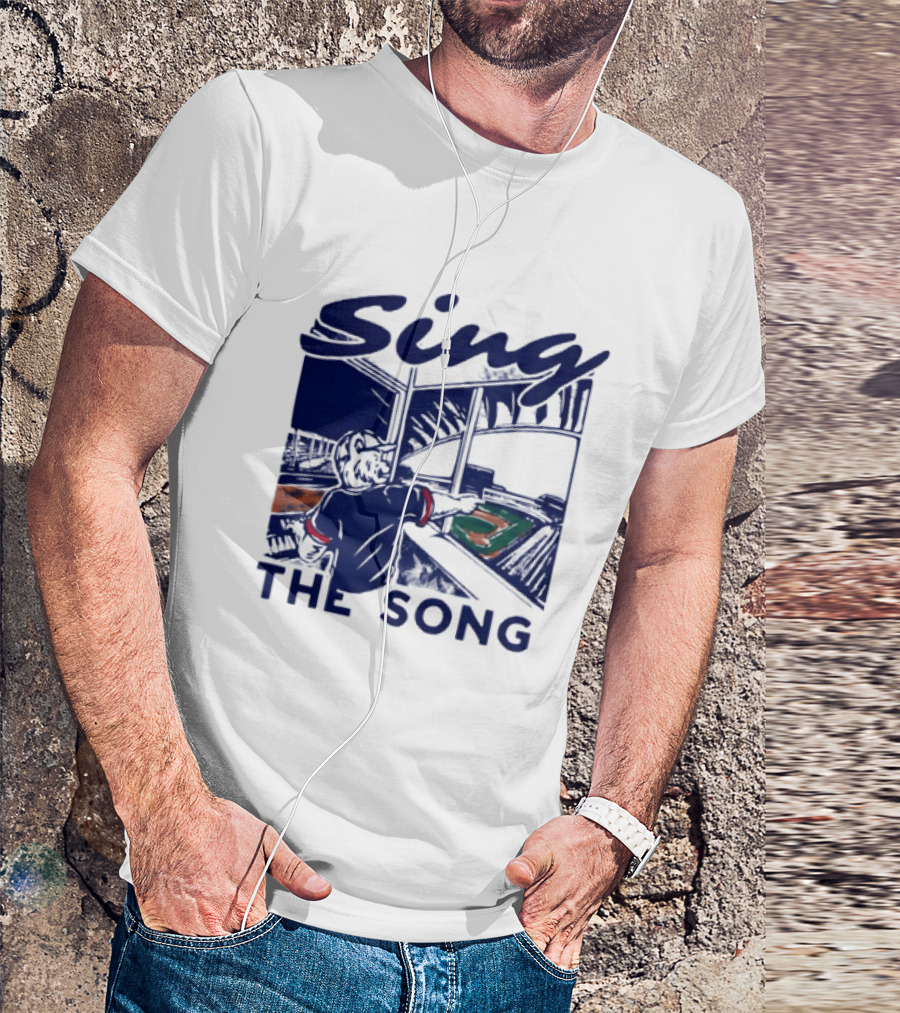 Sing The Song Chicago Cubs Clark The Cub Baseball Stadium Music T-Shirt