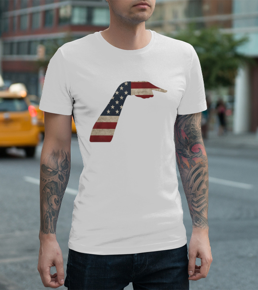 Sophie Cunningham American Flag Pointing Hand Patriotic USA Indiana Fever 2026 T-Shirt