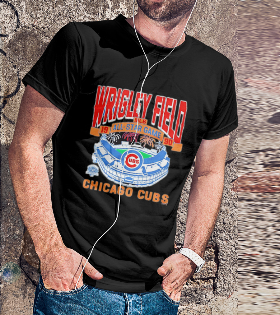 Wrigley Field 1990 MLB All Star Game Chicago Cubs T-Shirt