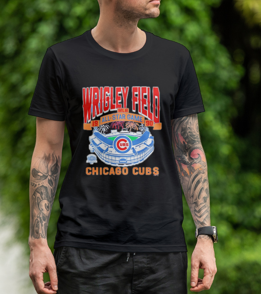 Wrigley Field 1990 MLB All Star Game Chicago Cubs T-Shirt