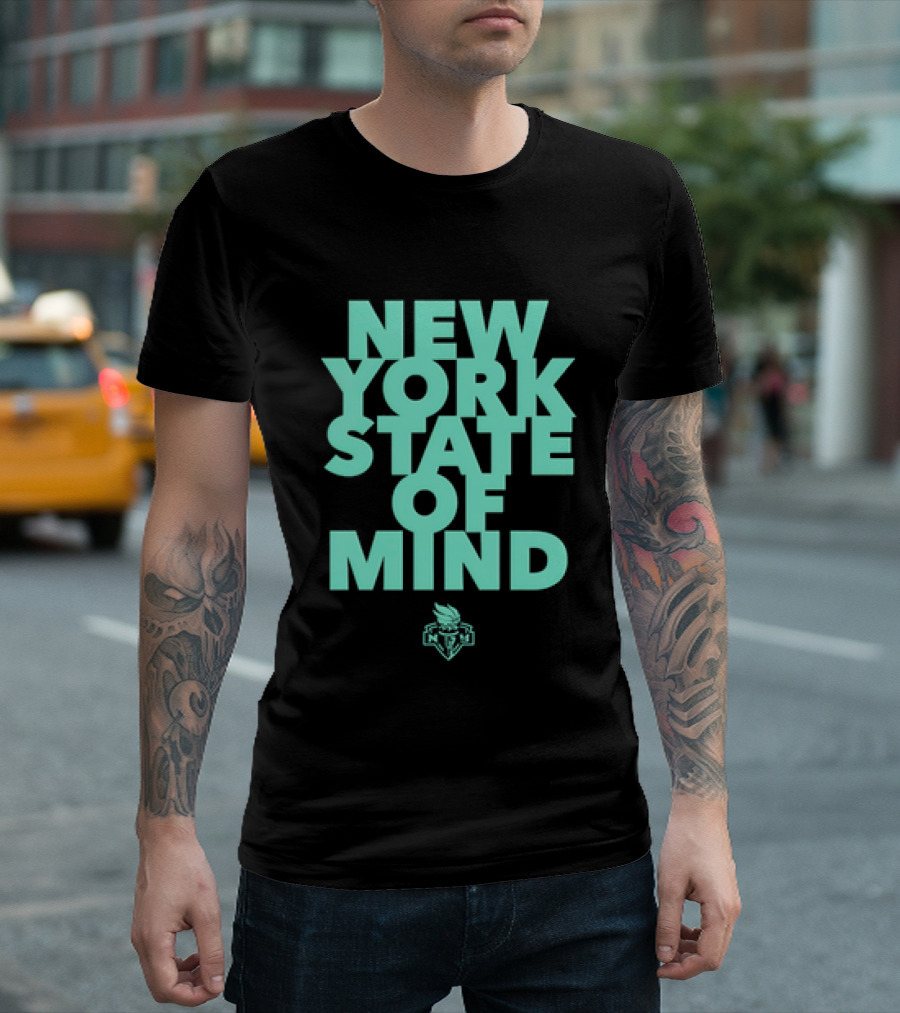 New York State Of Mind WNBA Liberty Basketball T-Shirt