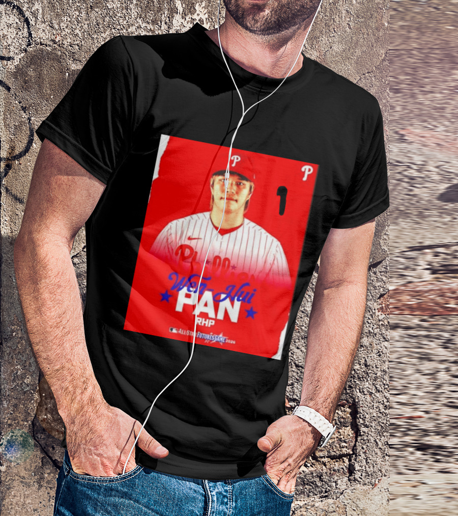 Wen Hui Pan Philadelphia Phillies RHP 2026 MLB All Star Futures Game T-Shirt