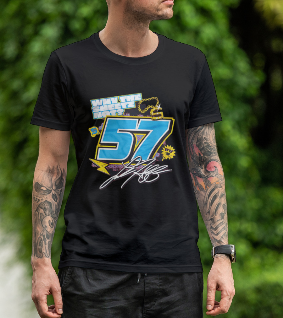 Why The Sheetz Not 57 Racing Motorsport Chain And Lightning T-Shirt