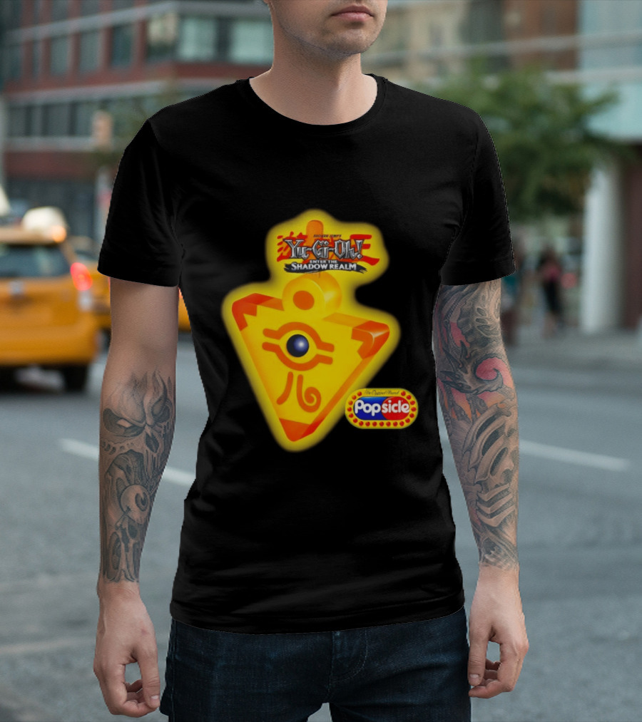 Shonen Jump Yu Gi Oh Enter The Shadow Realm Millennium Puzzle Popsicle T-Shirt