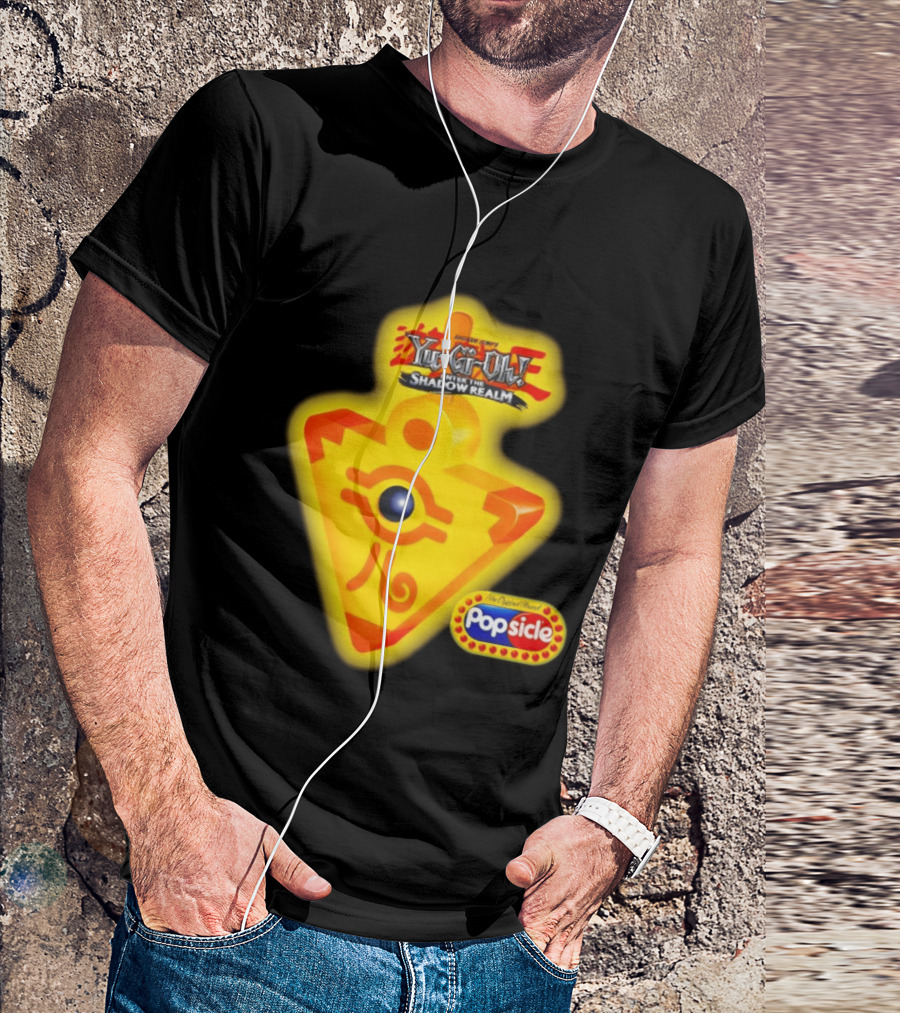 Shonen Jump Yu Gi Oh Enter The Shadow Realm Millennium Puzzle Popsicle T-Shirt