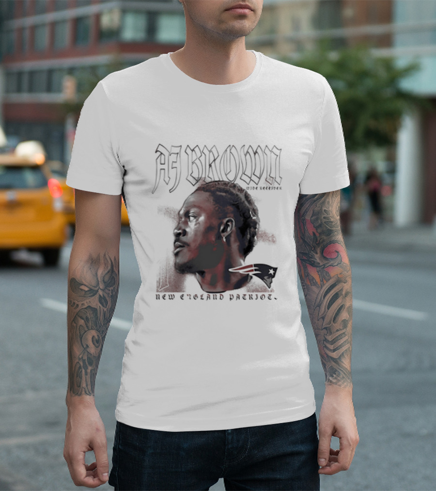 AJ Brown New England Patriots Bootleg T-Shirt