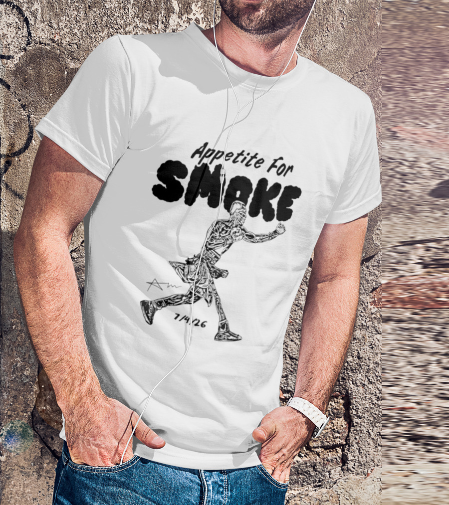 Appetite For Smoke Running Silhouette 7 26 T-Shirt