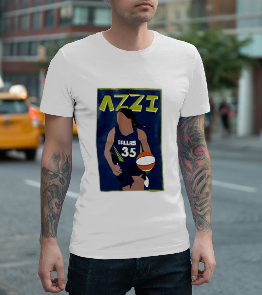 Azzi Fudd Dallas 35 Basketball WNBA 2026 Play Draft T-Shirt