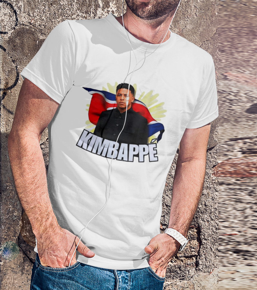 Kimbappé North Korea Leader Red Flag Fusion T-Shirt