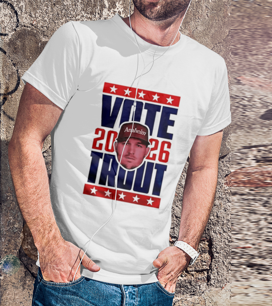 Vote Mike Trout Los Angeles Angels 2026 T-Shirt