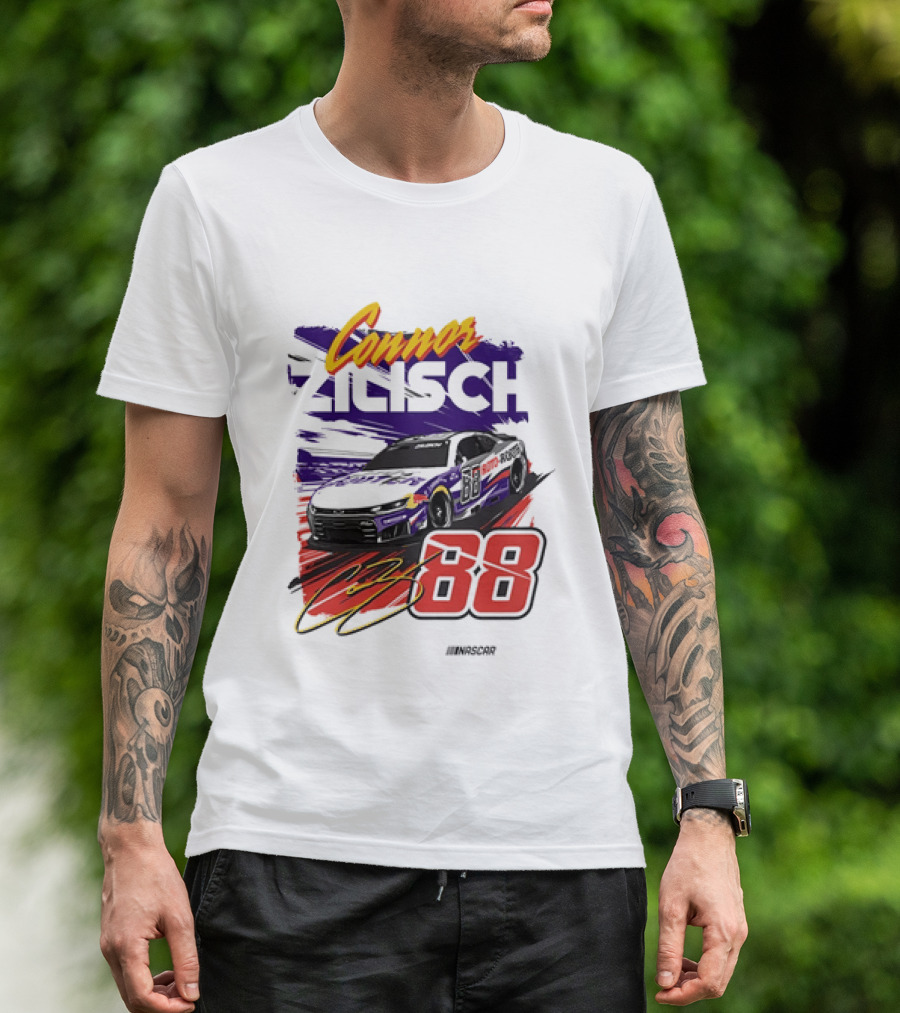 Connor Zilisch #88 NASCAR Racing Car Roto Rooter T-Shirt