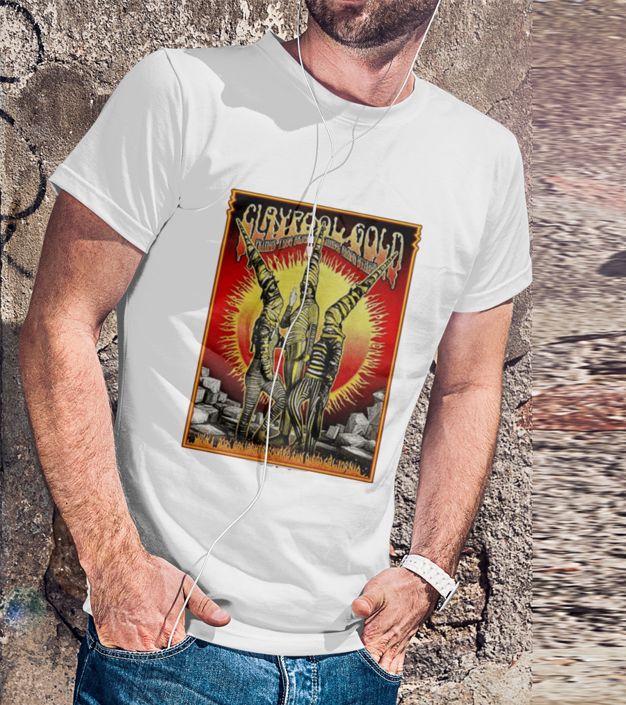 Primus Claypool Gold Tour 2026 Gallagher Square San Diego July 1 Psychedelic T-Shirt