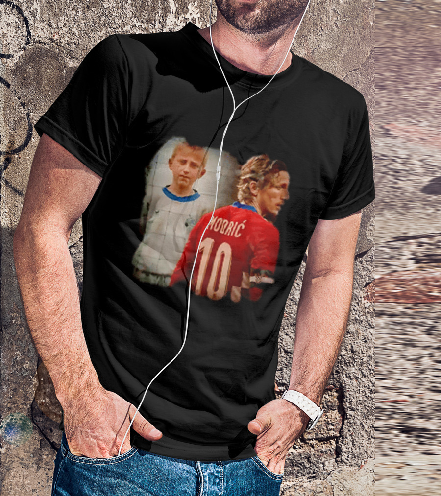 Luka Modrić Croatia National Team The Last Dance Young Modrić 10 T-Shirt