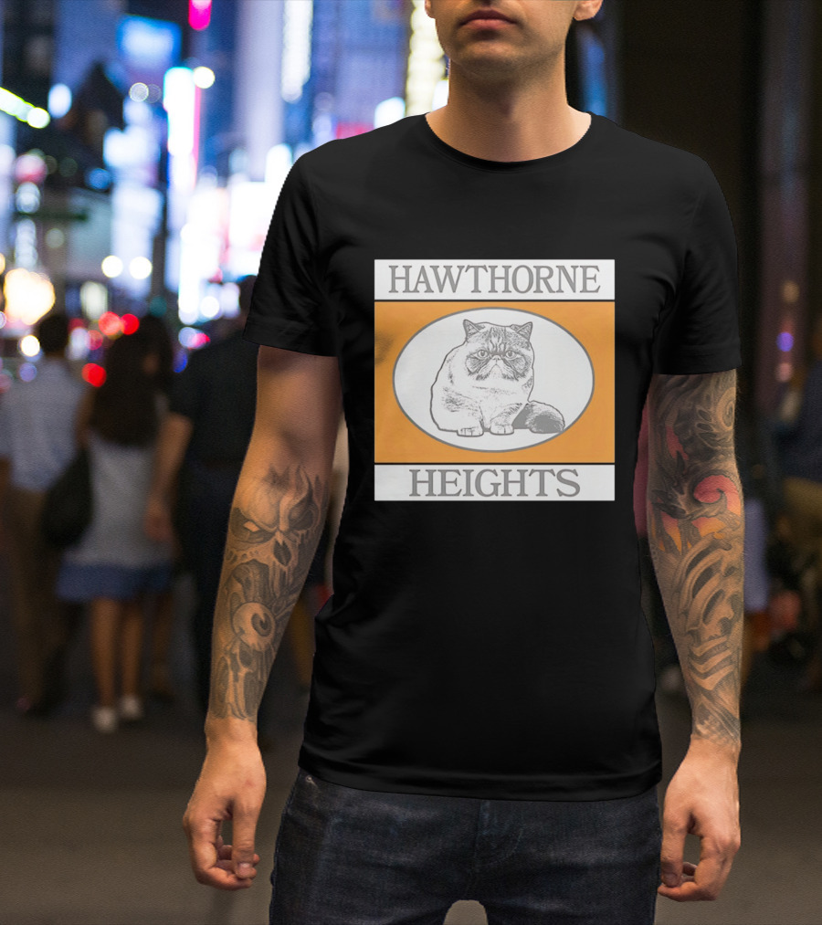 Hawthorne Heights Victorious Kitty Emo Band Feline T-Shirt
