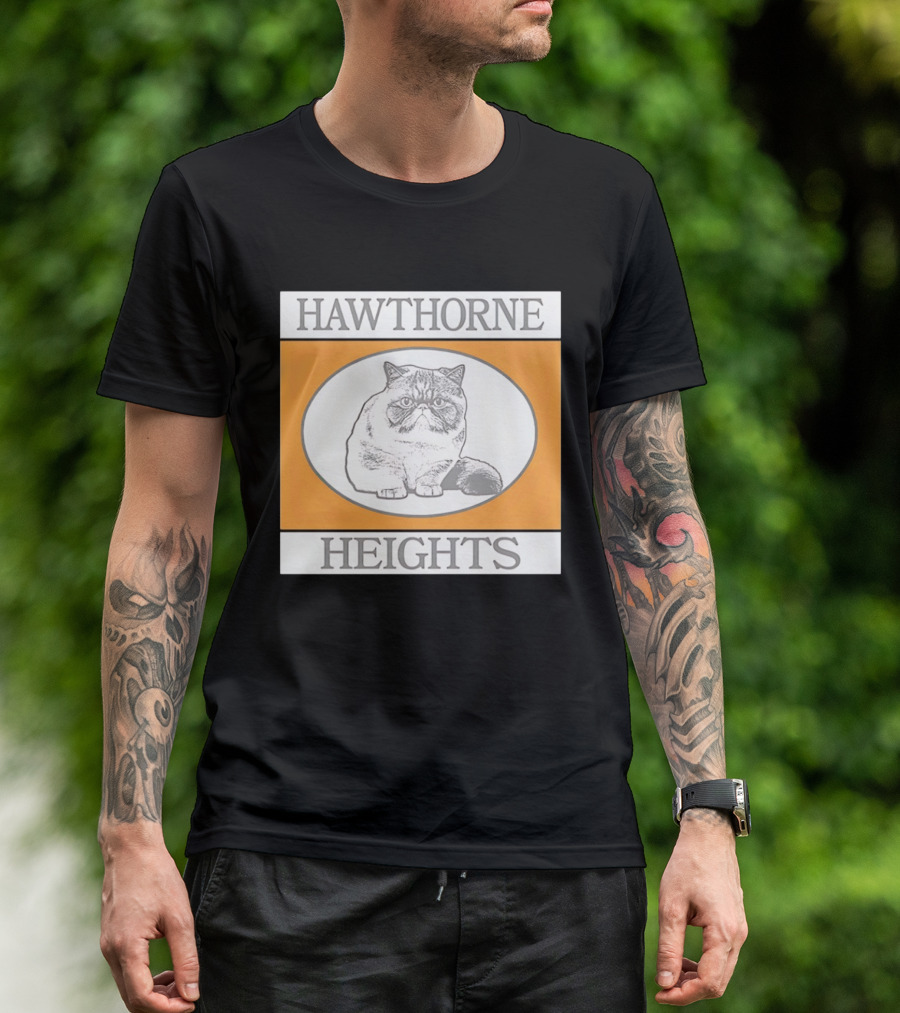 Hawthorne Heights Victorious Kitty Emo Band Feline T-Shirt