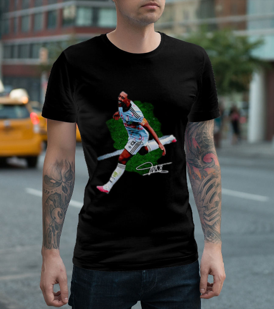 Youri Tielemans Belgium National Football Player Running Celebration T-Shirt