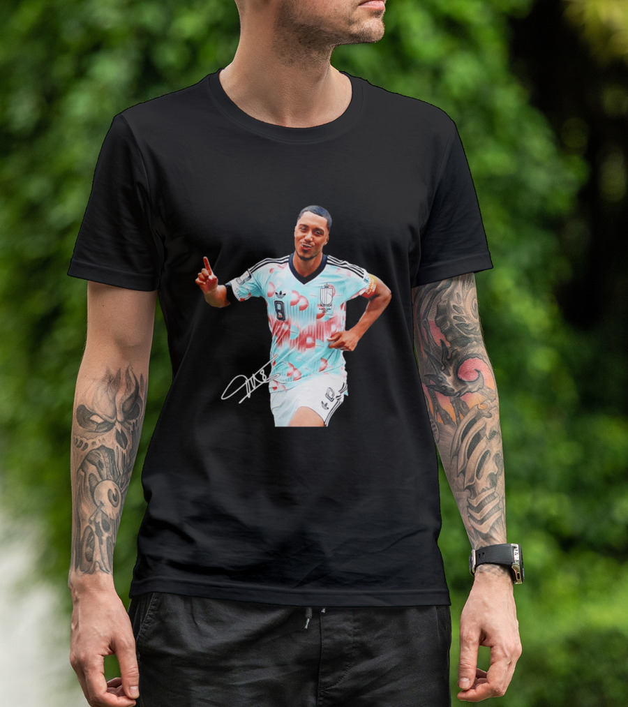 Youri Tielemans Belgium National Football Adidas Number 8 T-Shirt