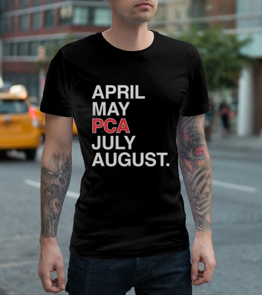 Pete Crow Armstrong PCA Chicago Cubs April May July August Calendar T-Shirt