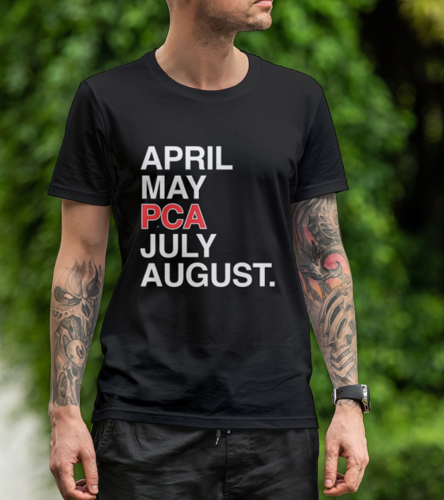 Pete Crow Armstrong PCA Chicago Cubs April May July August Calendar T-Shirt