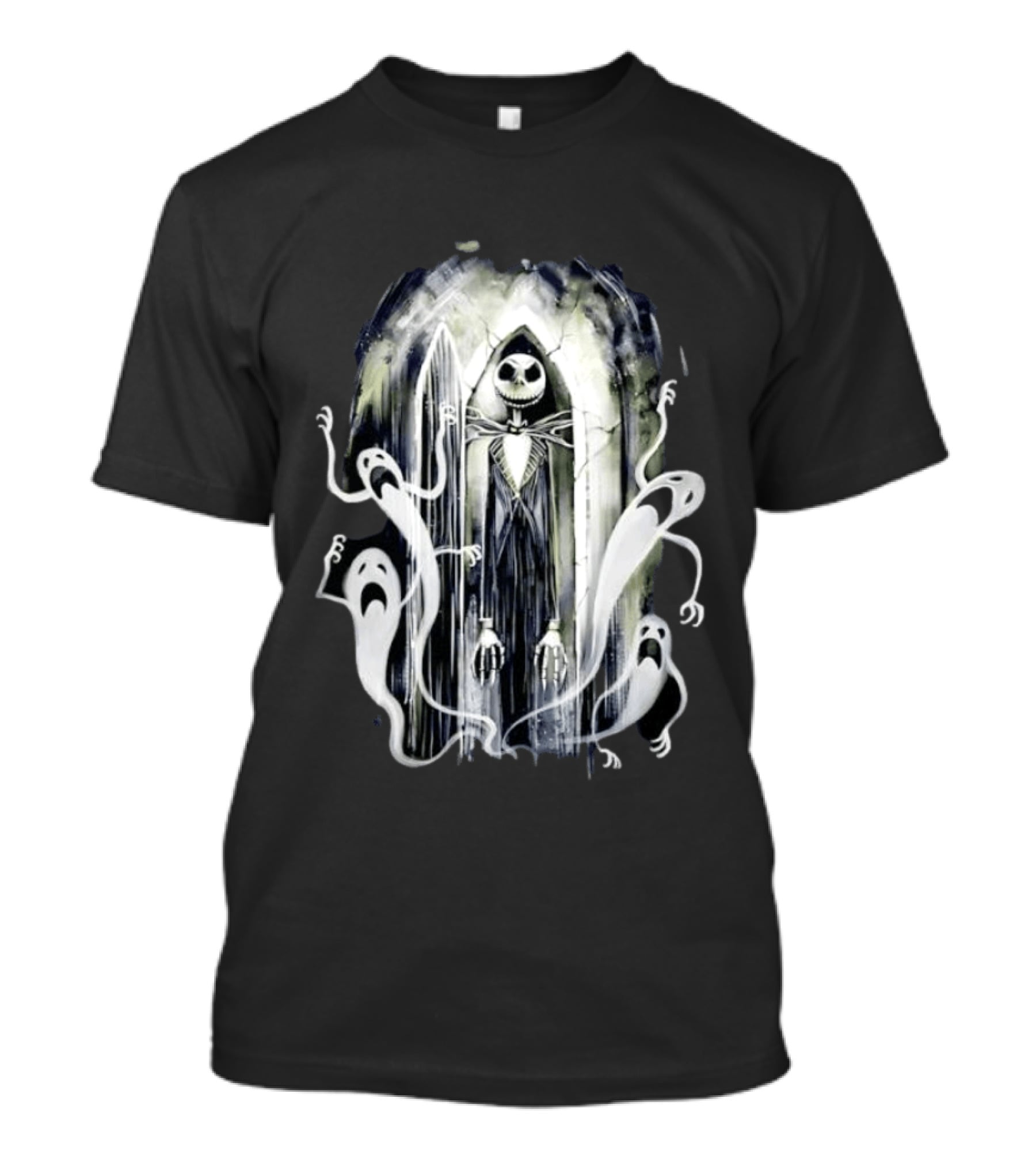 Jack Skellington The Nightmare Before Christmas Ghosts Arched Doorway T-Shirt
