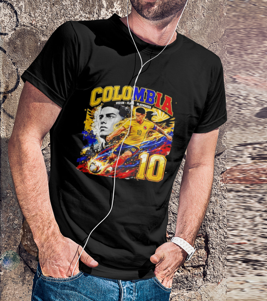 Colombia Vision Flair Playmaker 10 T-Shirt