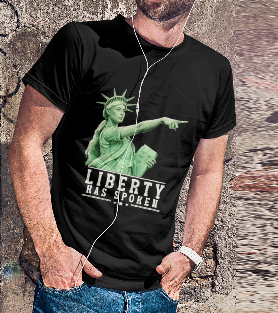 Liberty Has Spoken Statue Of Liberty Sophie Cunningham Pointing Don't You Point At Me T-Shirt