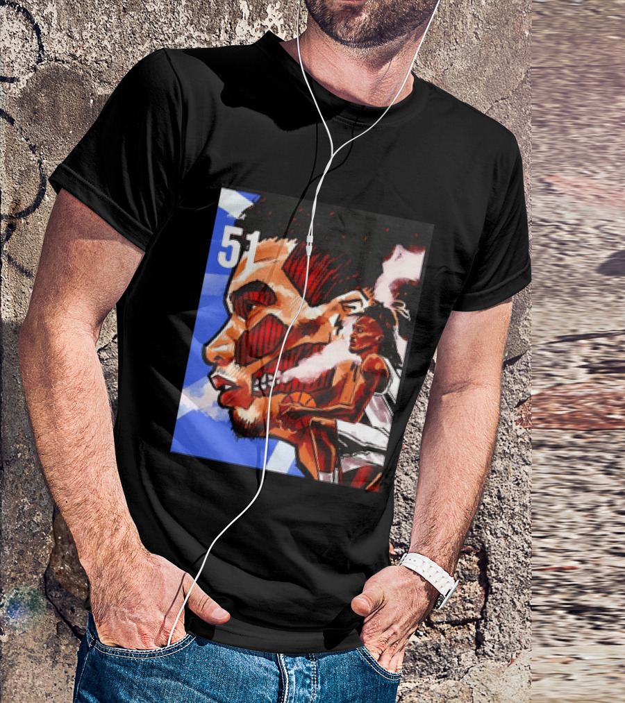 51 Wembanyama Anime San Antonio Spurs Alien T-Shirt