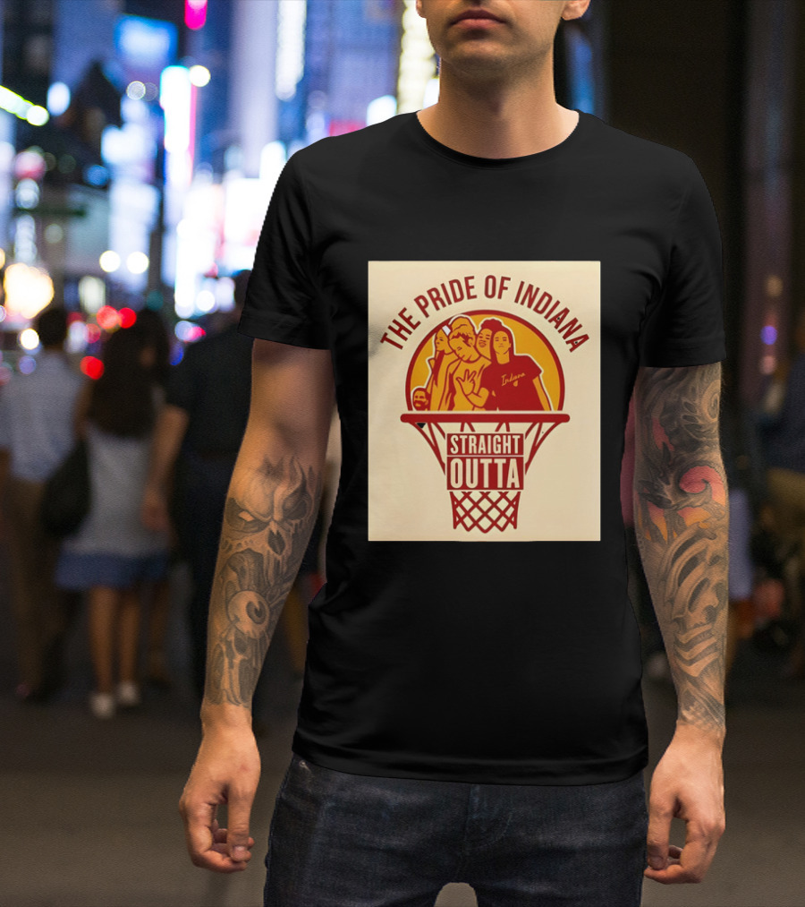 The Pride Of Indiana Straight Outta WNBA Basketball 2026 T-Shirt