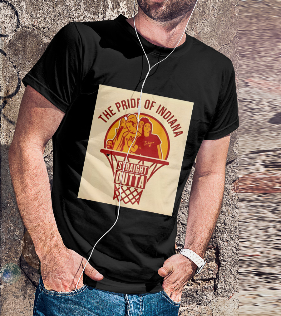 The Pride Of Indiana Straight Outta WNBA Basketball 2026 T-Shirt