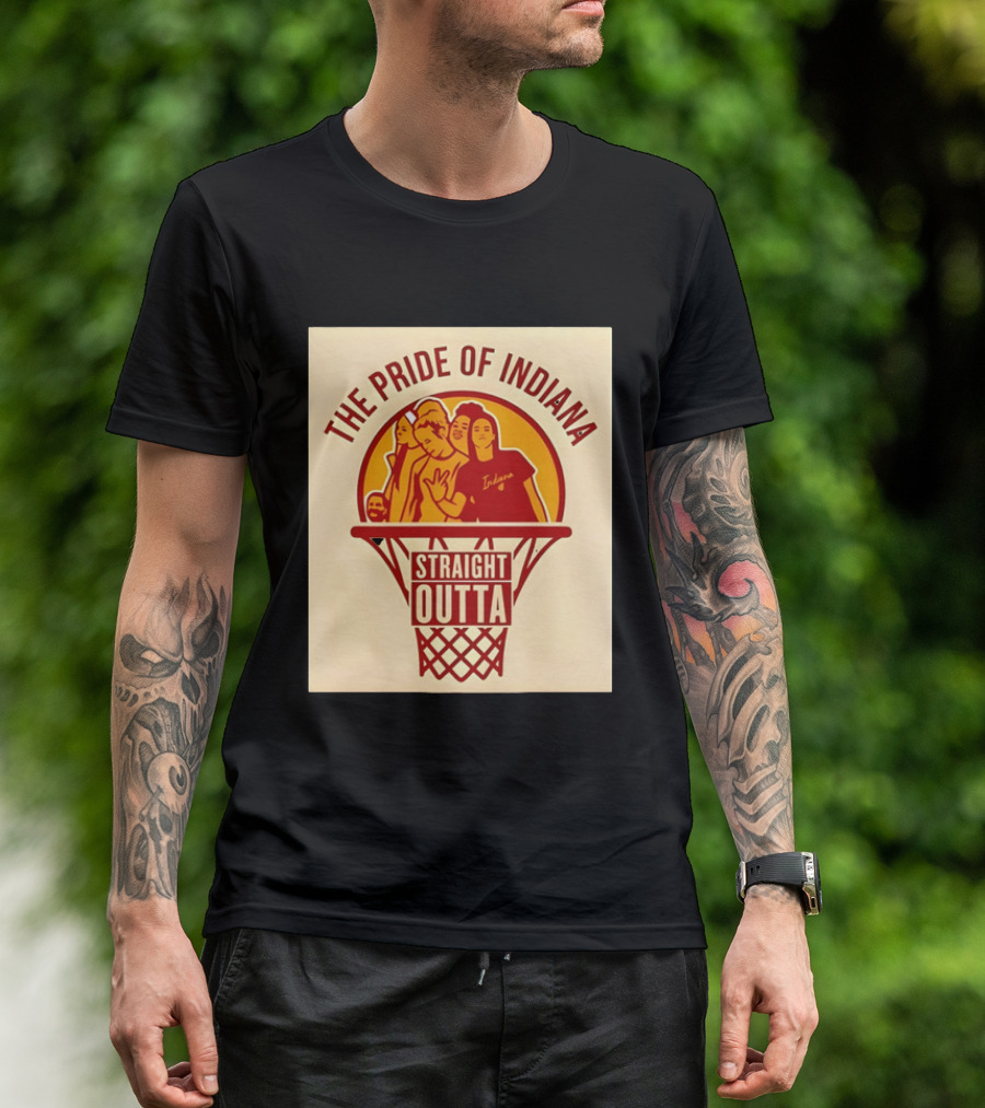 The Pride Of Indiana Straight Outta WNBA Basketball 2026 T-Shirt