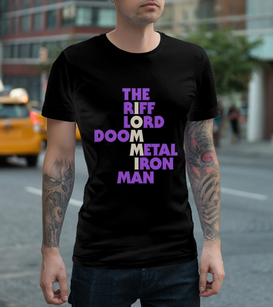 The Riff Lord Iommi Doom Metal Iron Man T-Shirt