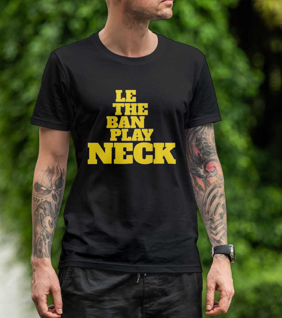 Tiger Nation Let The Band Play Neck LSU T-Shirt