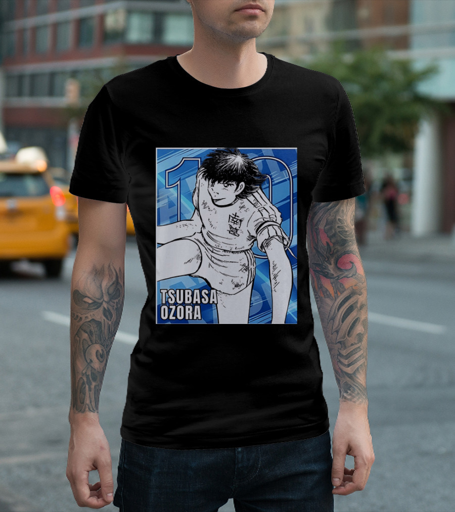 Tsubasa Ozora Nankatsu 10 Captain Tsubasa Anime Manga Series T-Shirt