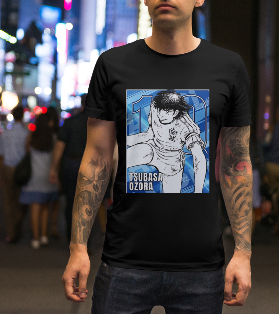 Tsubasa Ozora Nankatsu 10 Captain Tsubasa Anime Manga Series T-Shirt