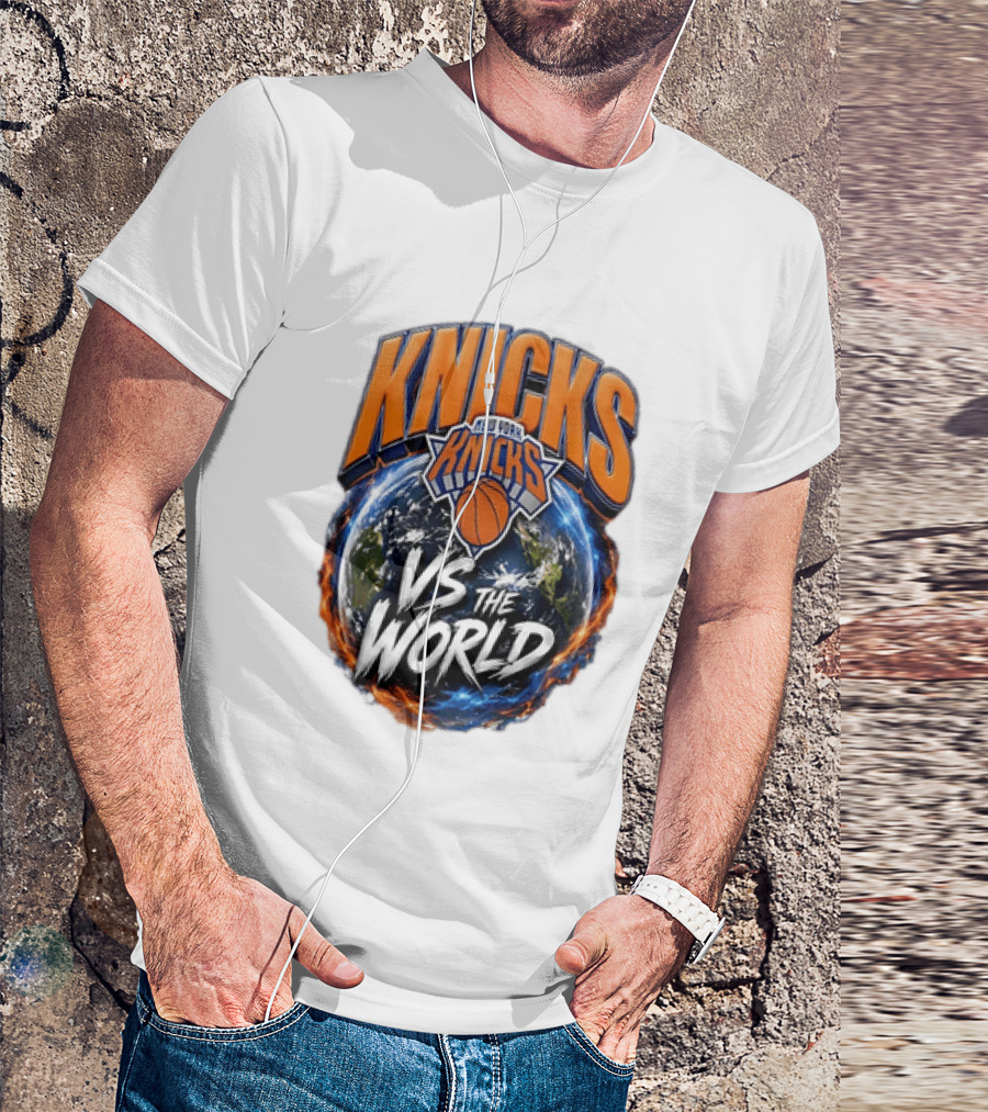 Knicks New York VS The World Basketball Team T-Shirt