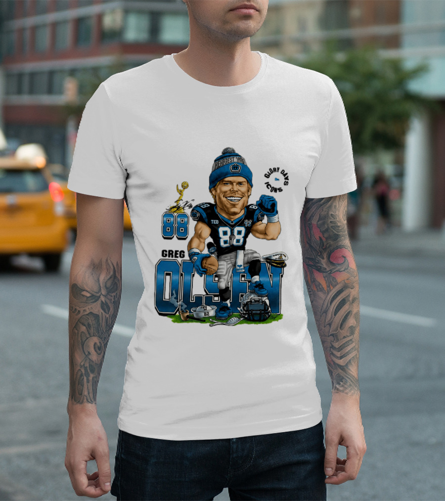 Greg Olsen Glory Days 88 Rehrest Sports T-Shirt