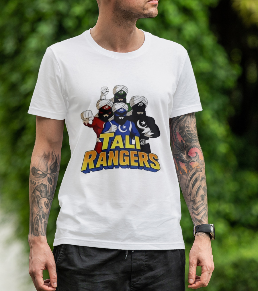 Tali Rangers Turban Wearing Superhero Group T-Shirt