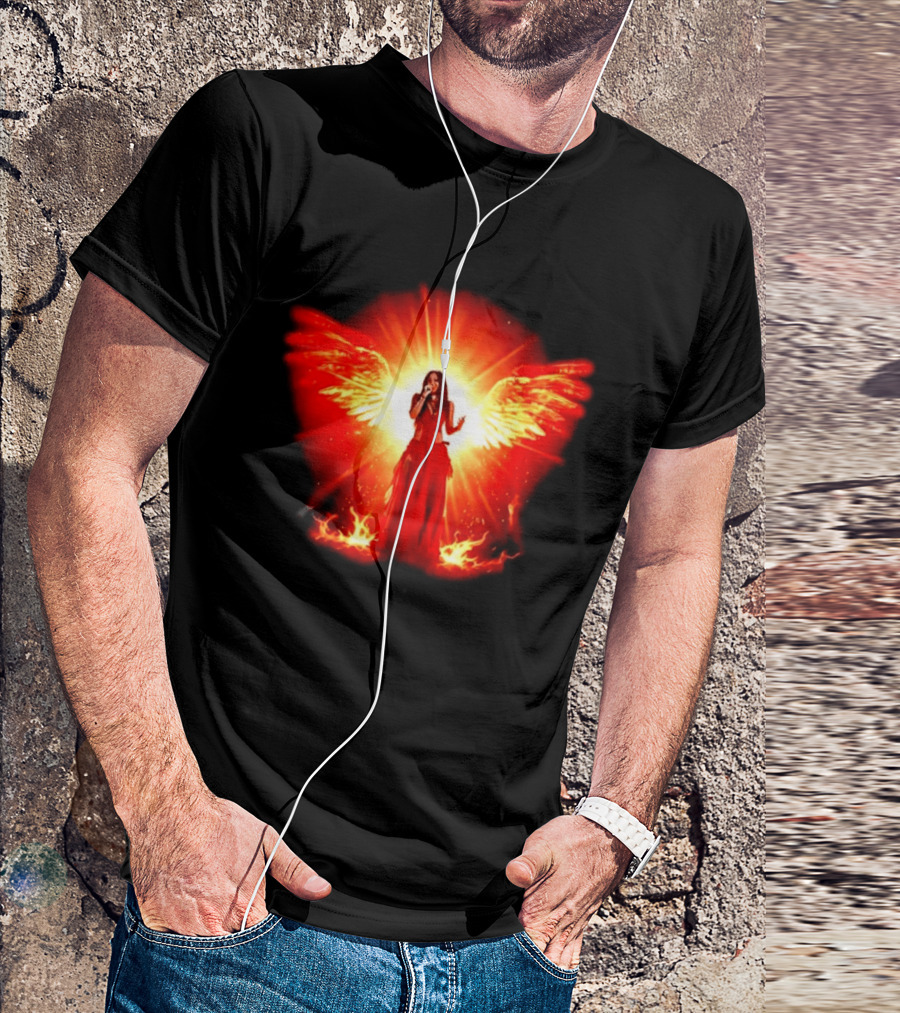 Kehlani 2026 Wings Of Fire Angelic Performance Fiery Aura T-Shirt