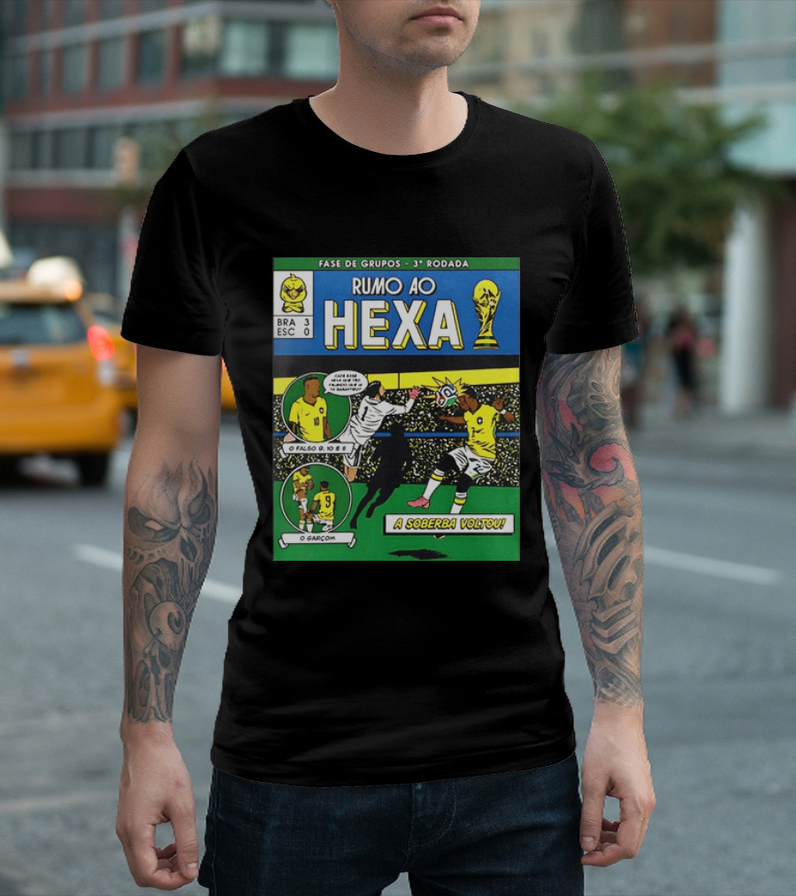 Vinicius Junior Brazil 2026 Rumo Ao Hexa Fase De Grupos O Garcom O Falso 9 A Soberba Voltou T-Shirt