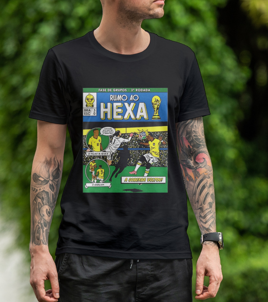 Vinicius Junior Brazil 2026 Rumo Ao Hexa Fase De Grupos O Garcom O Falso 9 A Soberba Voltou T-Shirt