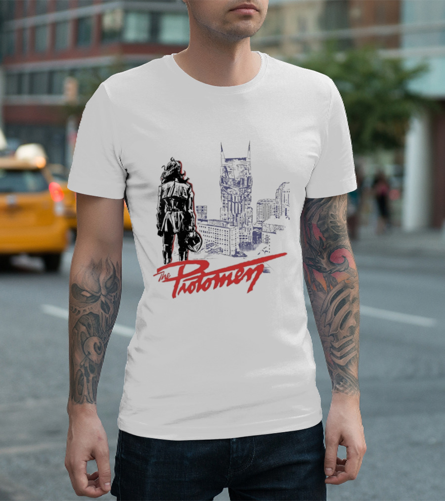 The Protomen Nashville Skyline Synthwave Rock Opera T-Shirt
