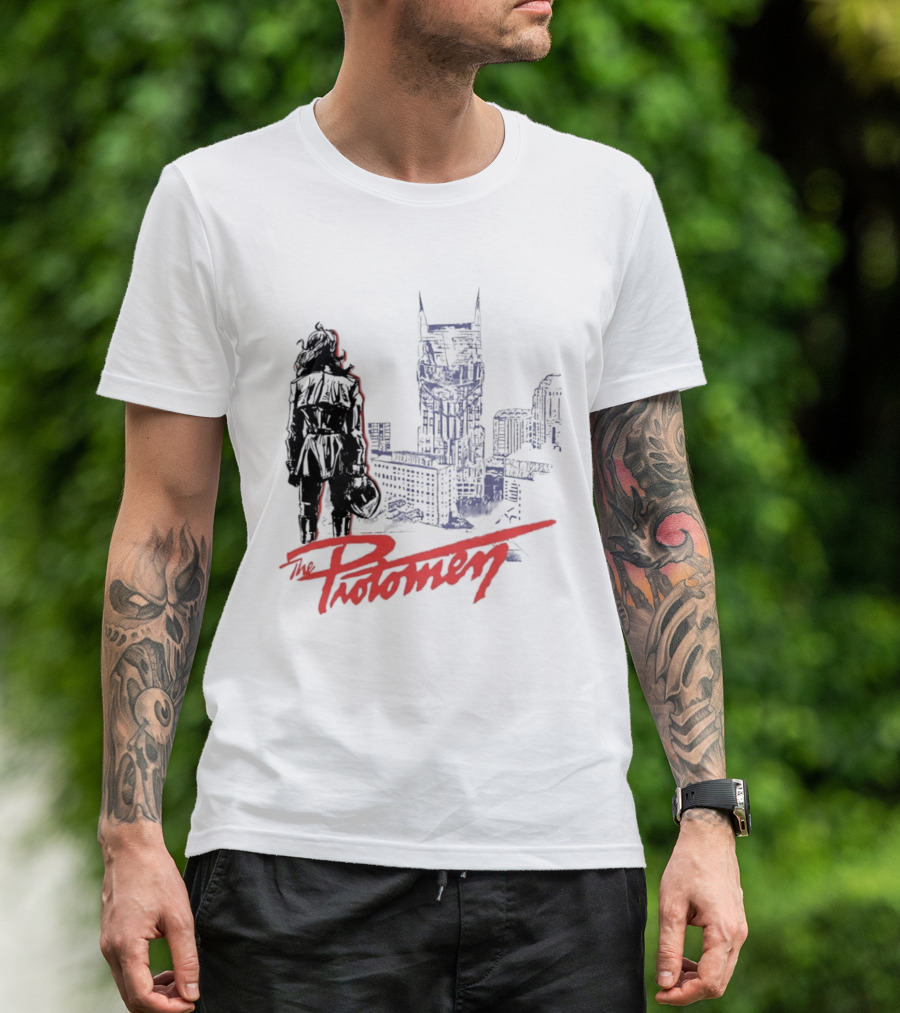 The Protomen Nashville Skyline Synthwave Rock Opera T-Shirt