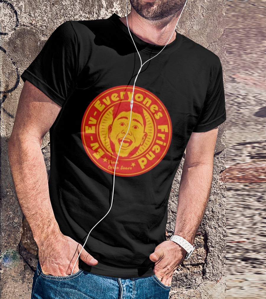 Ev Ev Everyone's Friend From Chico Suave Retro Style Round T-Shirt
