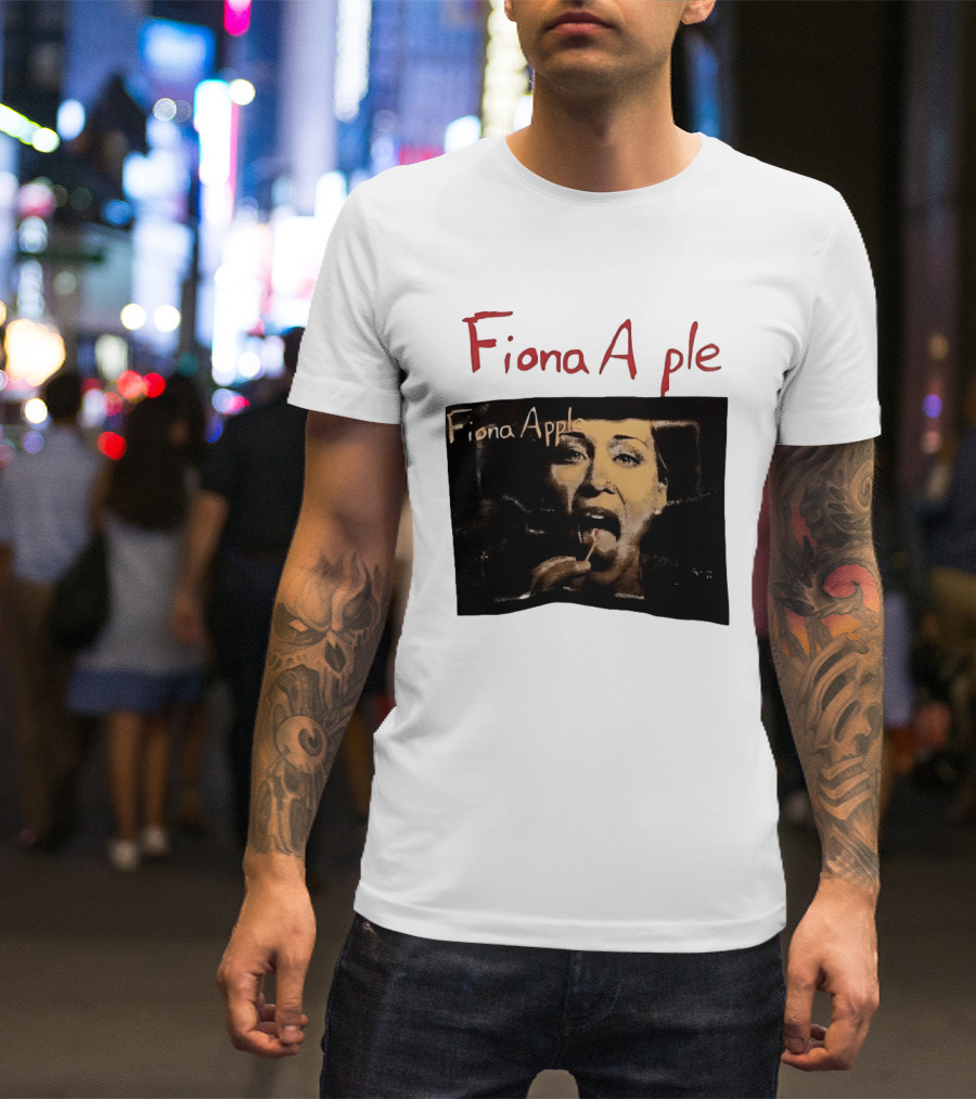 Fiona Apple Tour White Eating T-Shirt